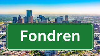Fondren Rd. | Houston, Texas | Home to the Fondren Road Shopping Center | Entire Length