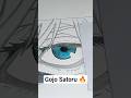 Gojo Satoru one eye drawing 🔥🔥#short #drawing #animeeart #art