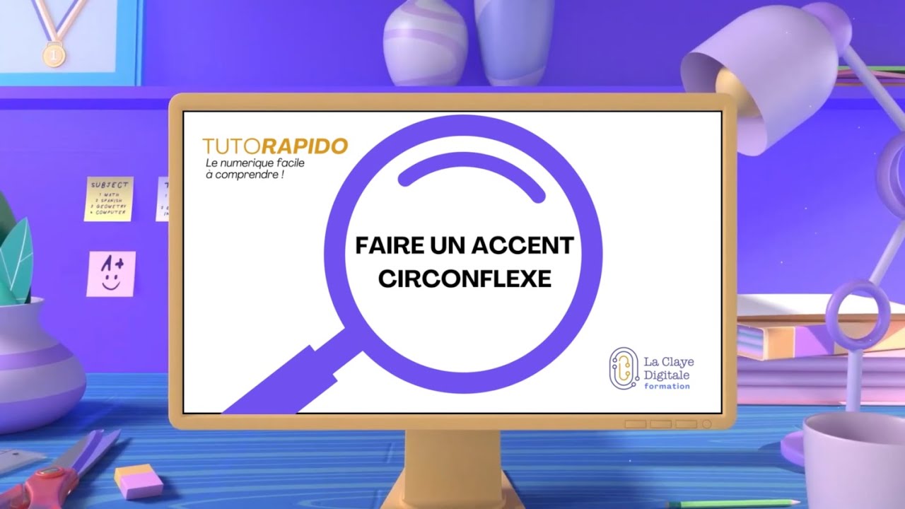 Faire un accent circonflexe - YouTube