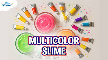 How to Make MULTICOLOR SLIME at Home | Easy Step-by-Step Guide