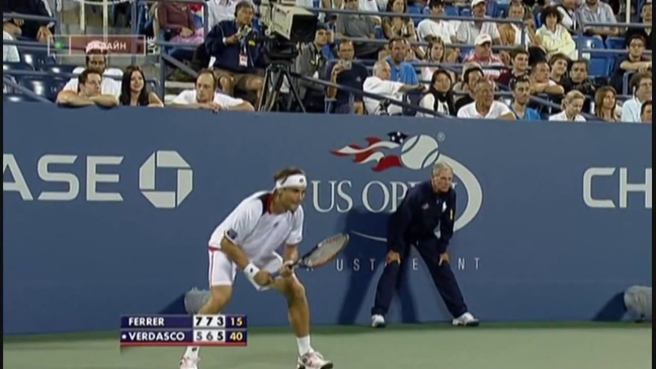Fernando Verdasco vs David Ferrer US Open 2010 Highlights