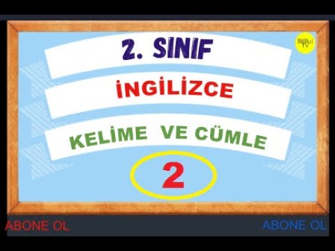 2 Sinif Ingilizce Youtube