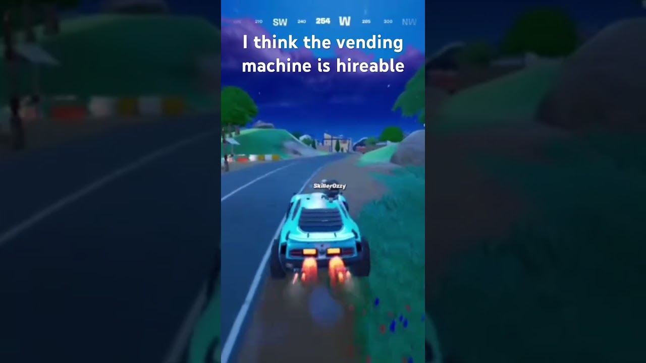 Did you know that the vending machine is actually hireable? 