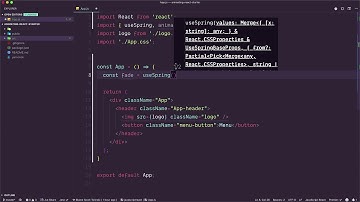#3 A Basic Spring - Animating React
