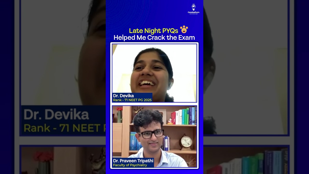 Main Notes, BTR, & Late Night PYQs Helped Me Crack the Exam, Says Dr. Devika, Rank 71