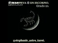 🌑 LUNA NUEVA EN ESCORPIO ♏ GRADO 20.