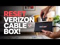 how to reset verizon cable box | easy troubleshooting guide