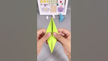 折一只漂亮的小翼龙吧 #折纸教程 #origamitutorial #origami #pterosaur