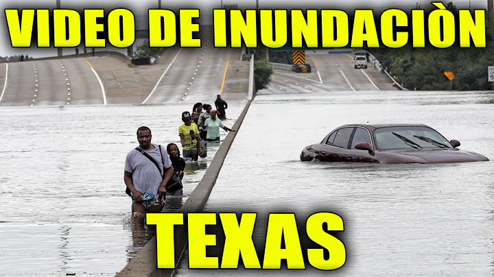 Así quedó TEXAS despues de las inundaciones