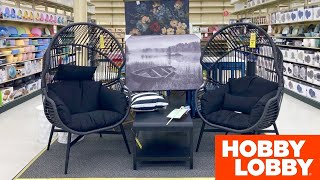 HOBBY LOBBY SHOP WITH ME FURNITURE CHAIRS TABLES KITCHENWARE HOME DECOR SHOPPING STORE WALK THROUGH