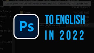 How to Change Language to English in Adobe Photoshop 2022 screenshot 2