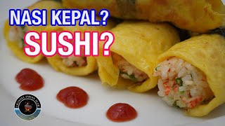 Cara Mudah Membuat Nasi Kepal I Egg Sushi