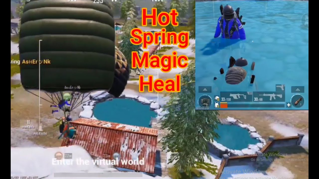 BGMI BEST & FUNNY MOMENTS EP-4 | Hot Spring Magic Heal | BGMI Tricks | PUBG Tricks