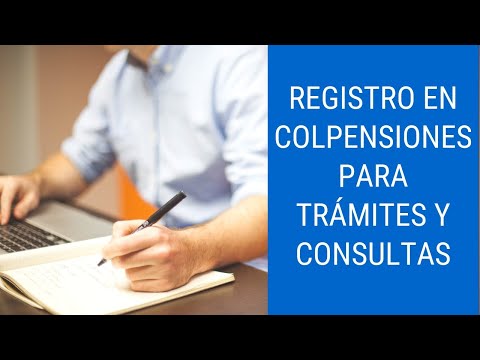 Trámites y Consultas En Colpensiones   Registro Nuevo Usuario