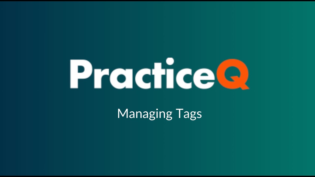 Managing Tags - YouTube