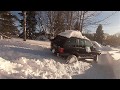 Range Rover P38 V8 4.6 off road neige/snow ! Gopro Hero 7