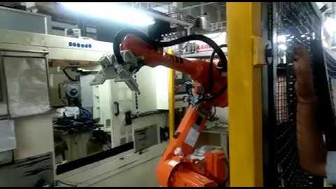 ROBOTIC CNC PART PLACEMENT SETUP BY ROBOTECH AUTOMATION