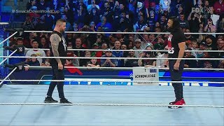 Kevin Owens returns attacks Roman Reigns - WWE SmackDown 11\/18\/2022