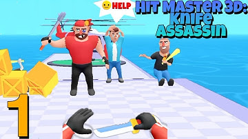 Hit Master 3D: Knife Assassin Gameplay Walkthrough Android, ios (1 to 15 level