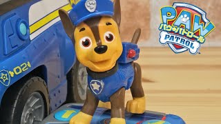 パウパトロールのおもちゃ「パウっとそうじゅう！RCビークル」PAW PATROL stop motion anime! #パウパトロール #レスキュー #パウパト