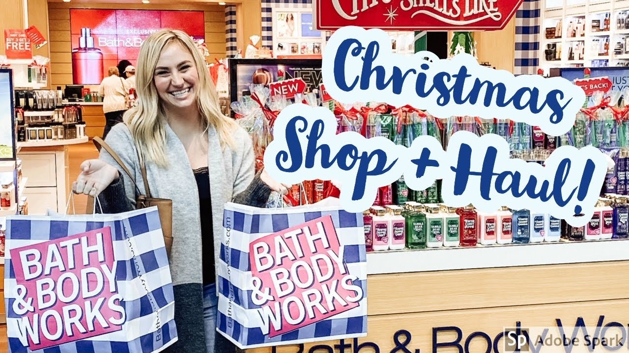 BATH AND BODY WORKS CHRISTMAS SHOP WITH ME + HAUL 🎄 (2019)