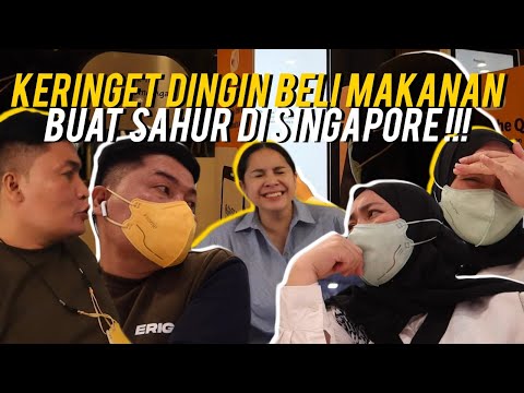 NAGITA NGAKAK !!!MERRY LALA BELANJA SAHUR DI SINGAPORE TAPI NGGA BISA BAHASA INGGRIS...