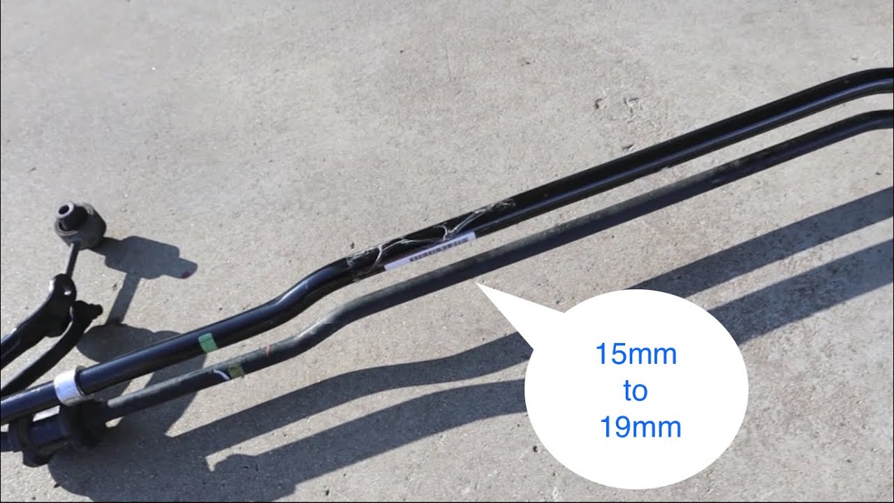 2012 Subaru Outback REAR SWAY BAR UPGRADE 15mm to 19mm - YouTube