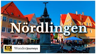 Nördlingen Germany - Walled city of 72,000 ton of gem stones