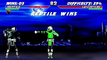 Mortal Kombat Project 4.1 - Cyborg Reptile playthrough