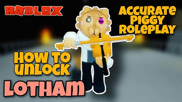 Roblox - How to get LOTHAM MORPH (MISERABLE NIGHT BADGE) Accurate Piggy Roleplay (By NYTV)
