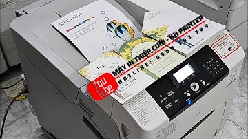 [TRÀ VINH] Máy in thiệp cưới " Ricoh Sp C440dn" bàn giao về trà vinh phục vụ in thiệp cưới, phong bì