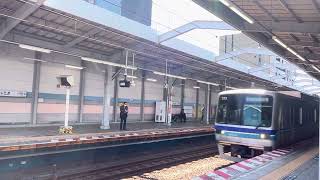 東京メトロ東西線05系.快速（東葉高速線直通）行徳駅、高速通過！