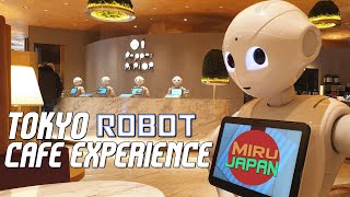 Pepper Parlor  Tokyo robot cafe experience J P