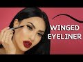 HOW TO GET THE PERFECT WINGED EYELINER! | BrittanyBearMakeup