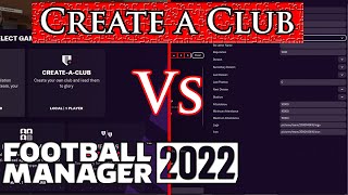 A detailed look at Creating a Club || Editor 22 || Football Manager 2022