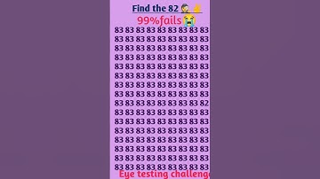 Find 82 🕵✌ #testyourbrain   #puzzle #mathpuzzles #shorts