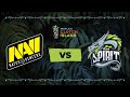 NaVi vs Spirit - Map1 @Mirage | VODs_ru | WePlay! Clutch Island