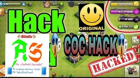 COC HACK  | How to hack any game easily in just 2 minutes | The android specialist | Subscribe it