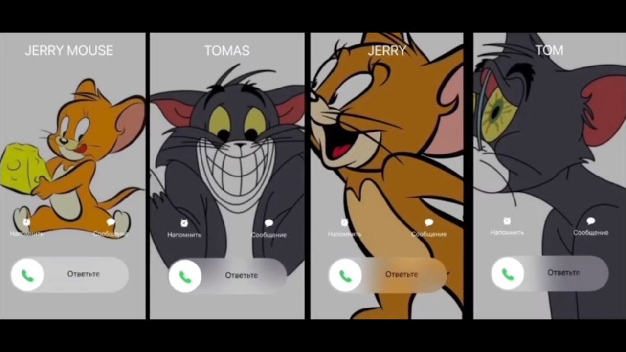Incoming Call: Tom & Jerry on IPhone 13pro - YouTube