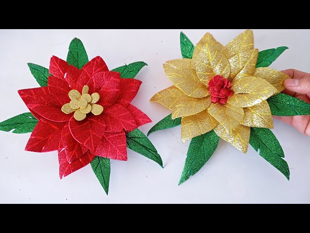 DIY Flores de algodón para tus Decoraciónes de Navidad 2023