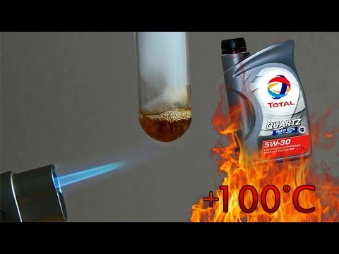 Total Quartz Energy 9000 5W40 How clean is engine oil? Test above 100°C 