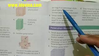 Pembahasan esps matematika kelas 5 bab 4 mengenai kubus dan balok
serta bagaimana cara menyelesaiakn permasalahannya