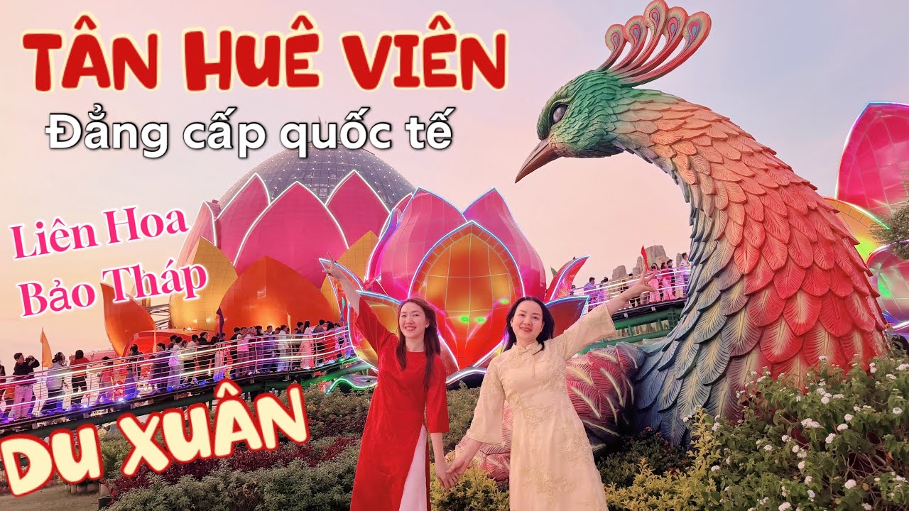 DU XUÂN MỒNG 5 TẾT - CHOÁNG NGỢP VỚI KDL TÂN HUÊ VIÊN ĐẲNG CẤP QUỐC TẾ Ở MIỀN TÂY #CA141 #Tet #Tết 