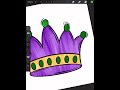 Mardi Gras Clipart in Procreate