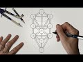 How To Draw The Tree of Life (Kabbalah) | Sacred Geometry Drawing Tutorial