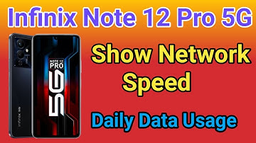 Infinix Note 12 Pro 5G Show Daily Data Usage kaise kare | How To Show Daily Data Usage Setting