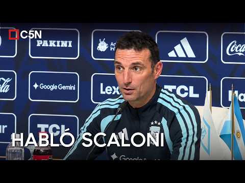 LIONEL SCALONI: "Until LEO'S MATCH, we won't give the number 10 jersey to ANYONE"