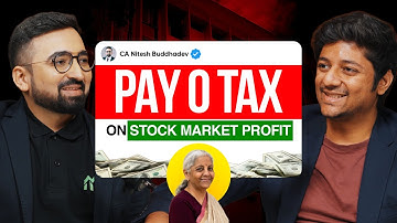 How to LEGALLY Pay ZERO Tax upto ₹5.25Lakh Capital Gain | CA Nitesh Reveals