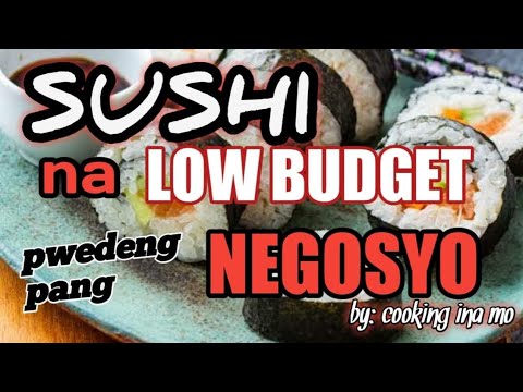 How To Make Sushi Na Patok Pang Negosyo Ngayon. 25 /pesos For 6 Pcs