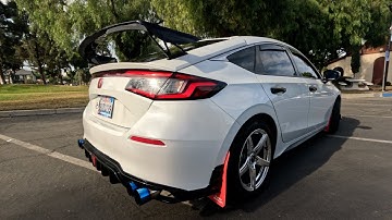 3M 11TH GEN HONDA CIVIC TYPE R WING (INSTALL) (NO BOLTS)
